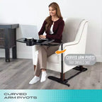Wonder Tray Adjustable Swivel TV Tray and Laptop Desk with Cupholder