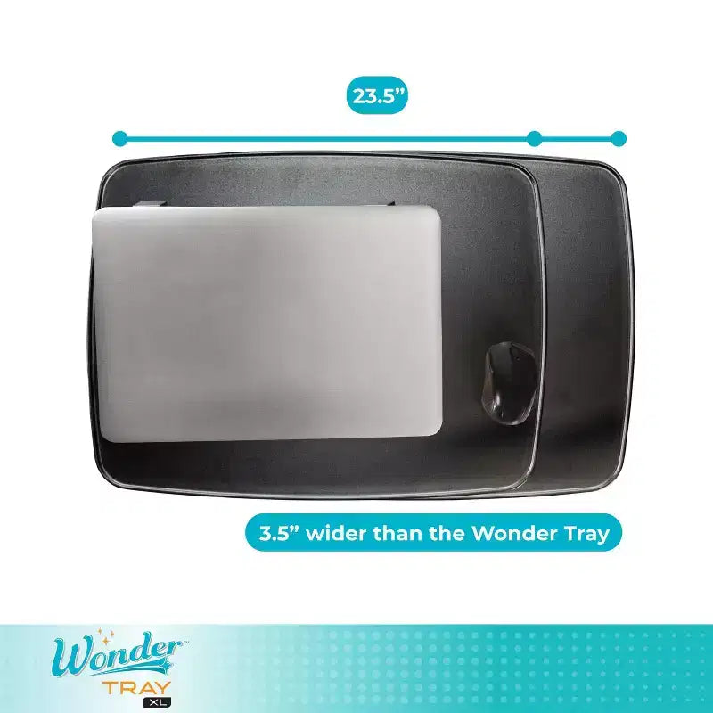 Wonder Tray Adjustable Swivel TV Tray and Laptop Desk with Cupholder