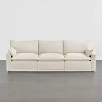Spruce & Spring Cream 3-Piece Modular Couch Oversized Sectional Sofa for Living Room