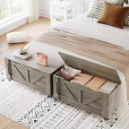 Storage Chest with Wheels, Safety Hinges and 350 lb Support
