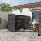 72-Inch Outdoor Privacy Screen Decorative Garden Fence – Set of 2