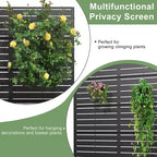 72-Inch Outdoor Privacy Screen Decorative Garden Fence – Set of 2