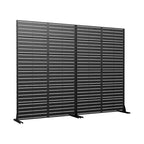 72-Inch Outdoor Privacy Screen Decorative Garden Fence – Set of 2