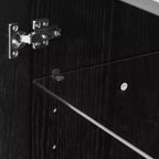 62x31 Large Sideboard Buffet Cabinet with 4 Glass Doors