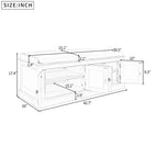 Mike Storage Shoe Bench with Doors and Adjustable Shelves