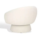 Petryna Boucle Swivel Accent Chair - SFV4822 - Ivory - Safavieh Couture