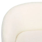 Petryna Boucle Swivel Accent Chair - SFV4822 - Ivory - Safavieh Couture