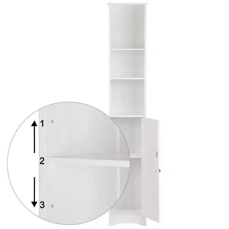 Karl Home Freestanding Linen Cabinet