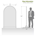 Laurence Diamond Brown Arch Room Divider Screen – 3-Piece Set