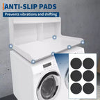2-Tier Laundry Countertop with Edge Rails and Anti-Slip Pads
