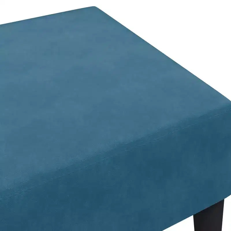 Modern Velvet Ottoman Footstool – Compact Accent Seating