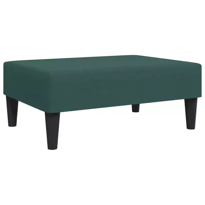 Modern Velvet Ottoman Footstool – Compact Accent Seating