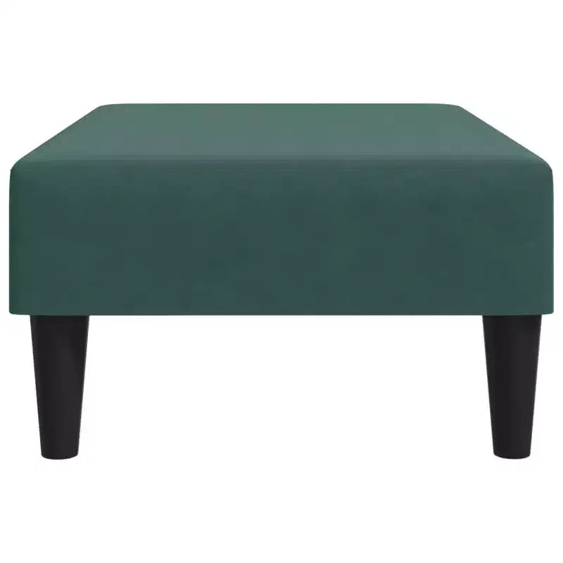 Modern Velvet Ottoman Footstool – Compact Accent Seating
