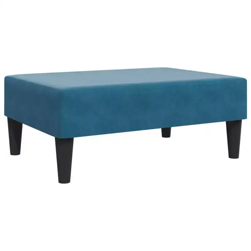 Modern Velvet Ottoman Footstool – Compact Accent Seating