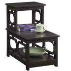 Belmont 2-Step Chairside End Table with L-Shaped Frame