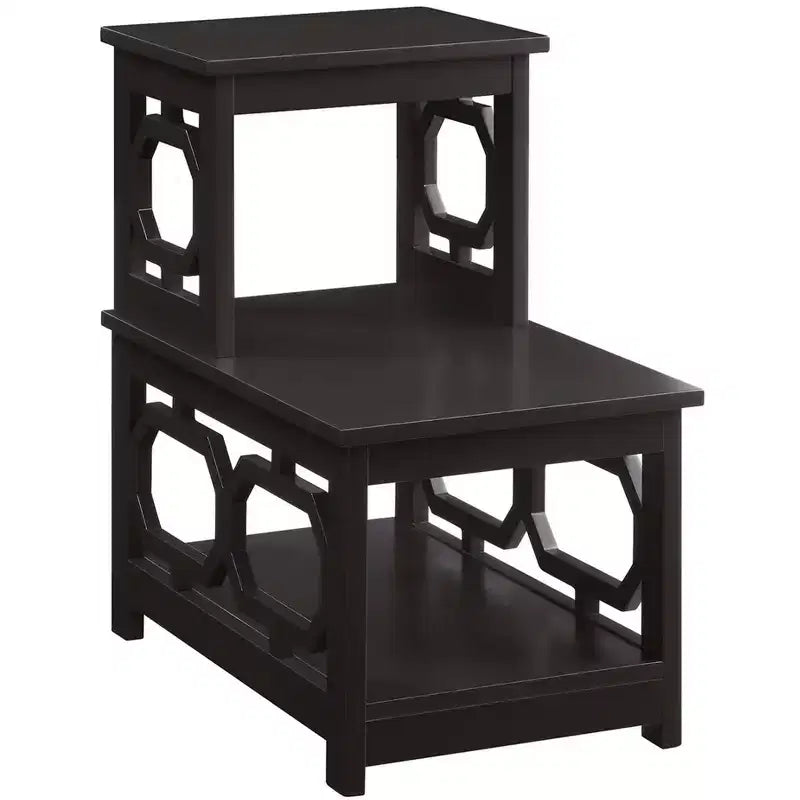 Belmont 2-Step Chairside End Table with L-Shaped Frame