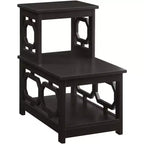 Belmont 2-Step Chairside End Table with L-Shaped Frame