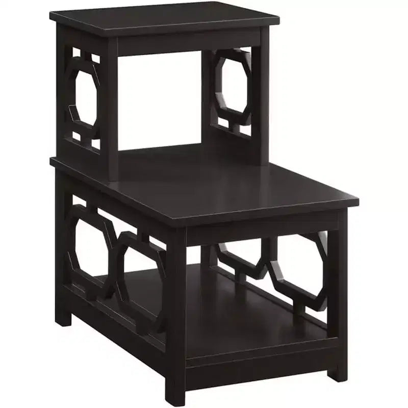 Belmont 2-Step Chairside End Table with L-Shaped Frame