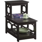Belmont 2-Step Chairside End Table with L-Shaped Frame