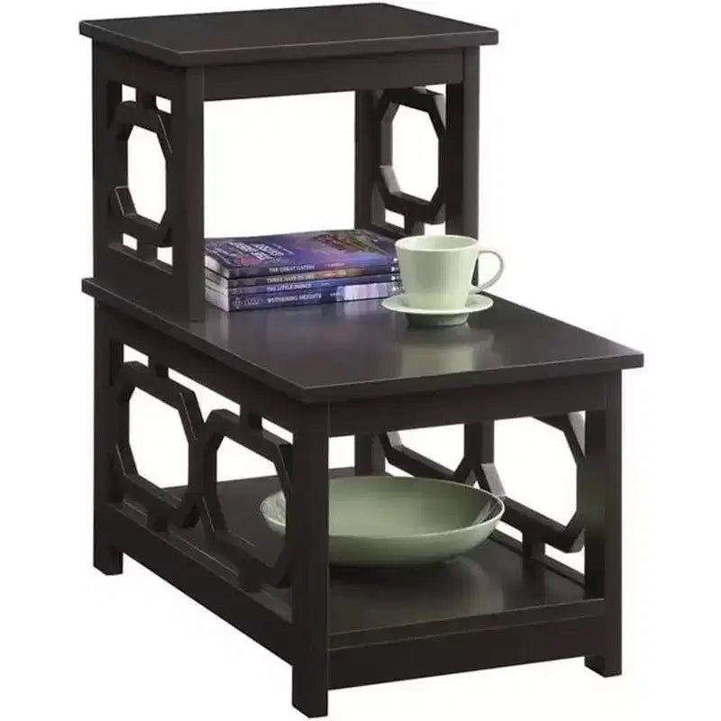 Belmont 2-Step Chairside End Table with L-Shaped Frame