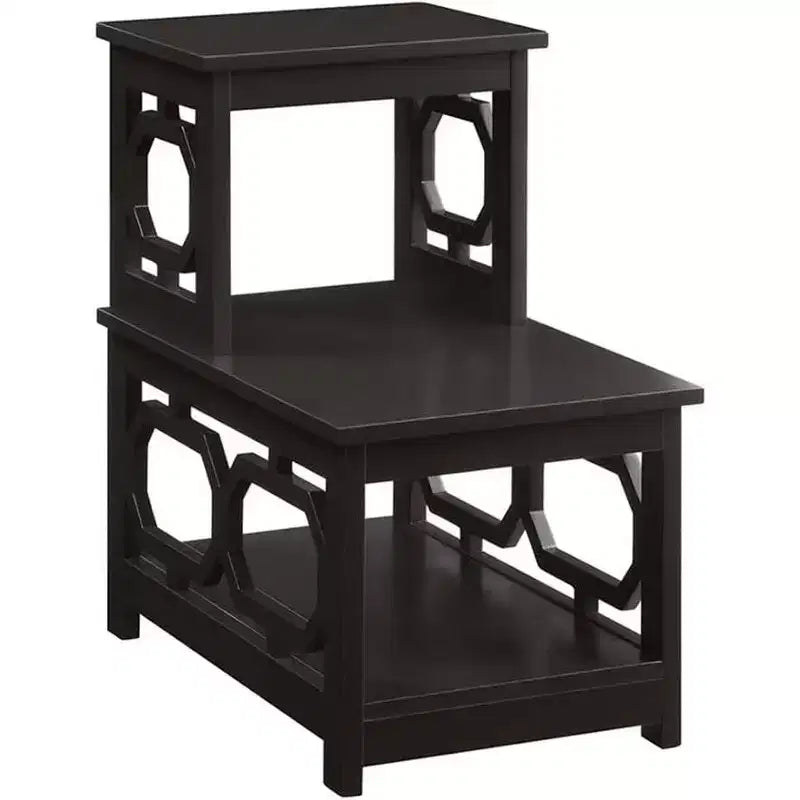 Belmont 2-Step Chairside End Table with L-Shaped Frame