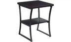Belmont Three-Tier End Table with Open Storage Shelves
