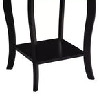 Belmont Square End Table with Two-Tier Shelving