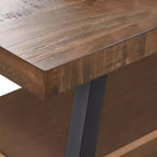 Newsome Rustic X-Base 60-inch TV Stand - Brown - iNSPIRE Q