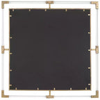 Uttermost Balkan Metallic Gold Leaf 40 Square Wall Mirror