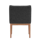 Amiford Button Tufted Slope Arm Linen Dining Chairs (Set of 2) - iNSPIREQ