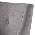 Amiford Button Tufted Slope Arm Linen Dining Chairs (Set of 2) - iNSPIREQ
