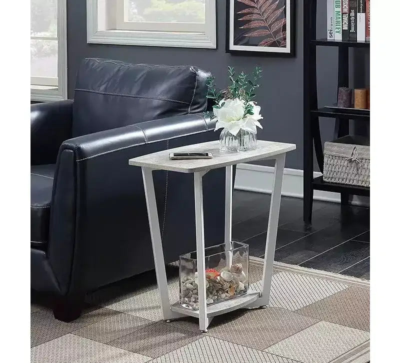 Rectangle Metal Table Top End Table
