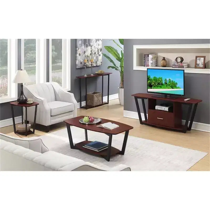 Rectangle Metal Table Top End Table