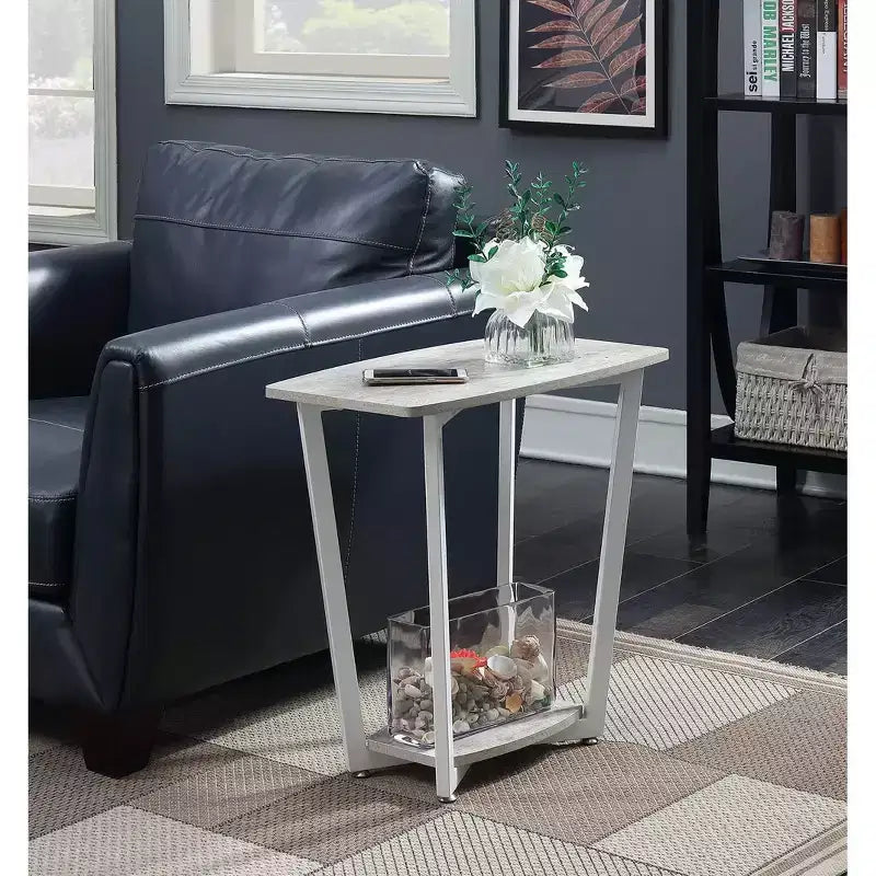 Rectangle Metal Table Top End Table