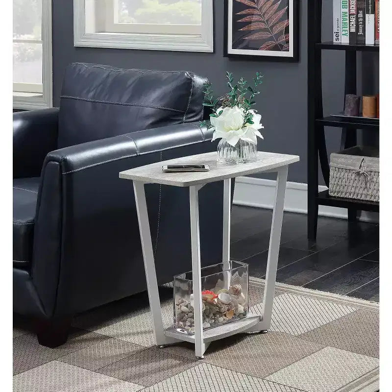 Rectangle Metal Table Top End Table