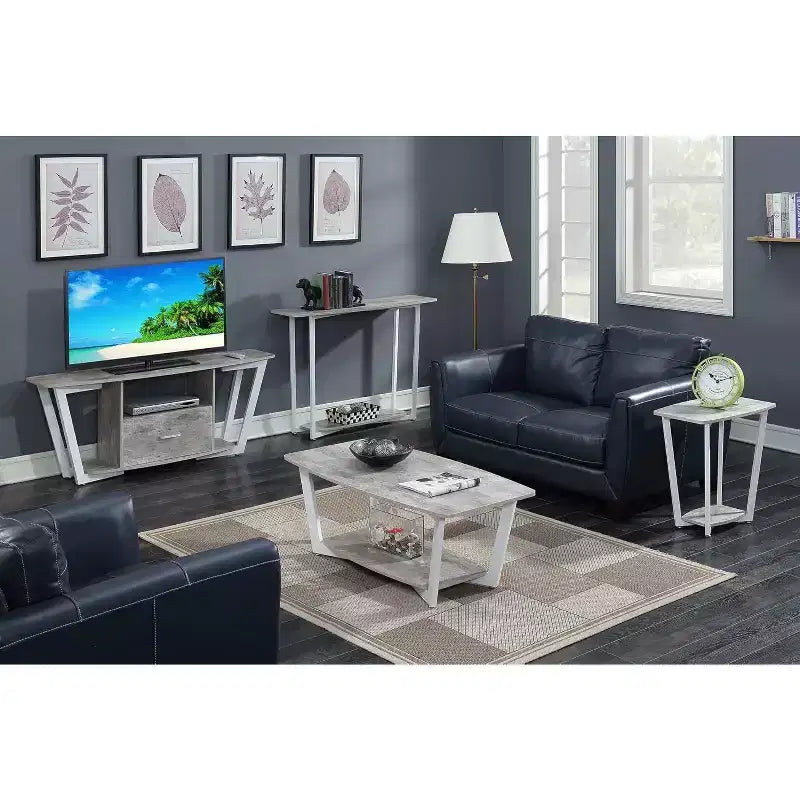 Rectangle Metal Table Top End Table