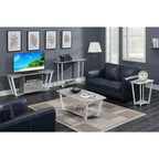 Rectangle Metal Table Top End Table