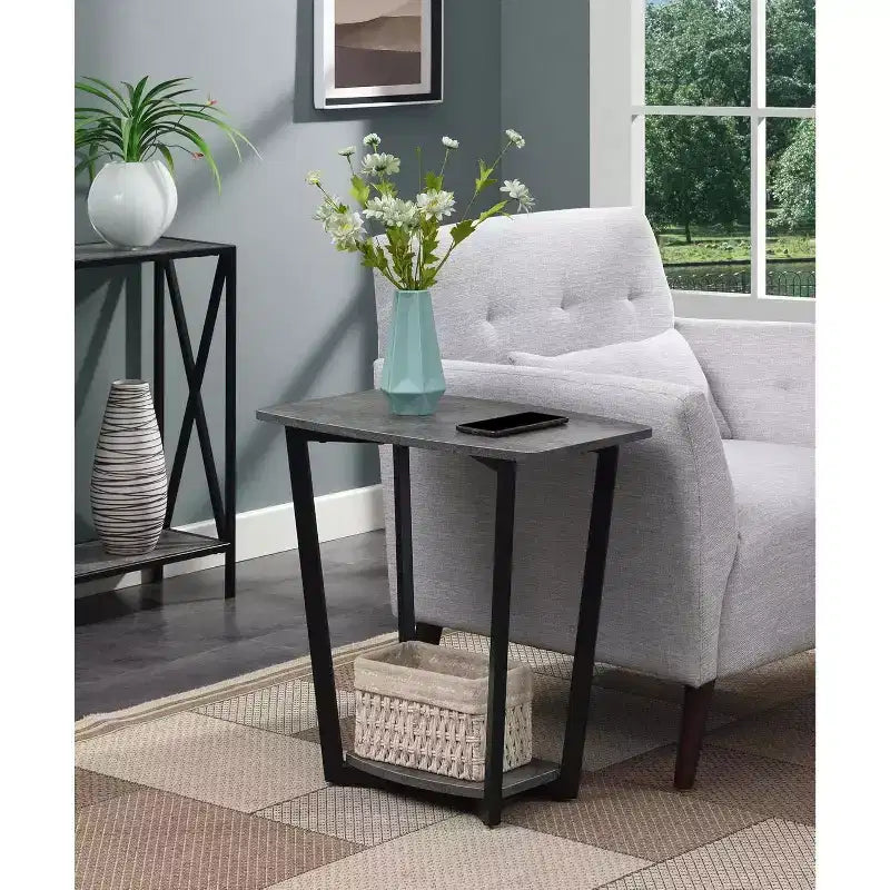Rectangle Metal Table Top End Table