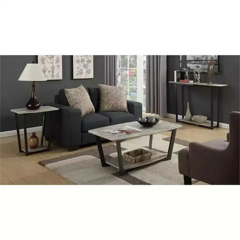 Rectangle Metal Table Top End Table
