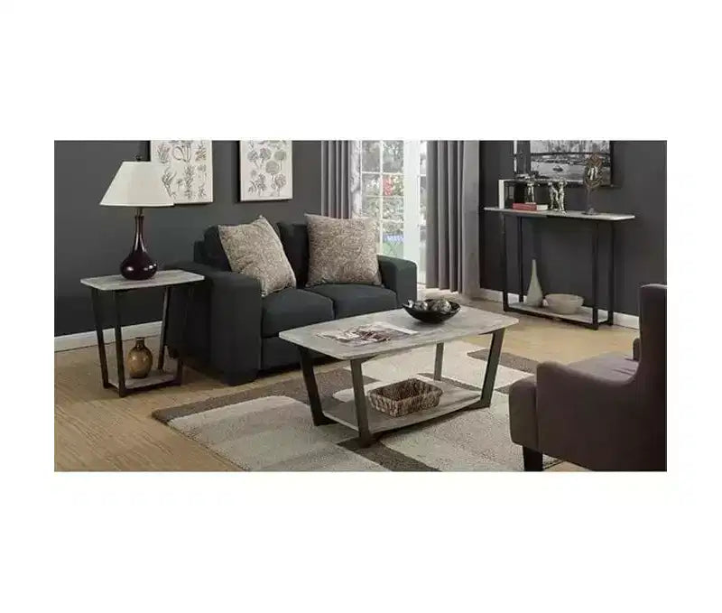 Rectangle Metal Table Top End Table
