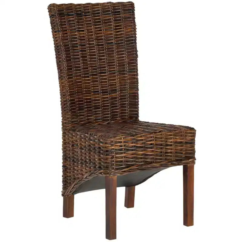 Ridge Side Chair - Set of 2 - FOX6523 - Pecan Brown - Safavieh Couture
