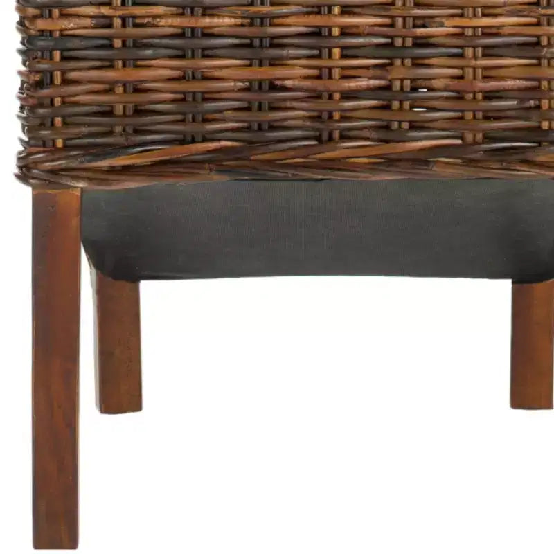 Ridge Side Chair - Set of 2 - FOX6523 - Pecan Brown - Safavieh Couture