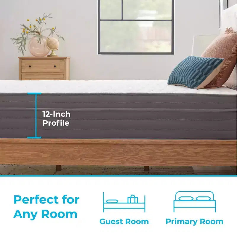 12-Inch Gel Memory Foam Hybrid Mattress