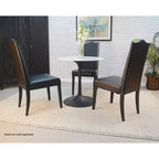 Carolina Living 30 Zaha Round Marble Top Dining Table