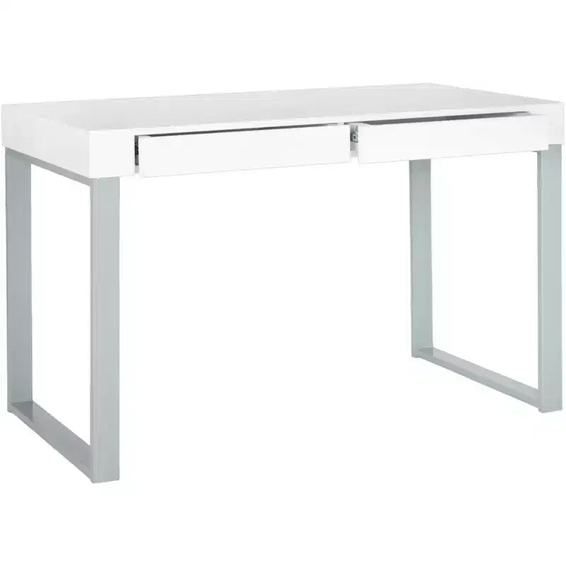 Barton Desk - FOX2206 - White/Grey - Safavieh Couture