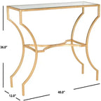 Alphonse Gold Console Table