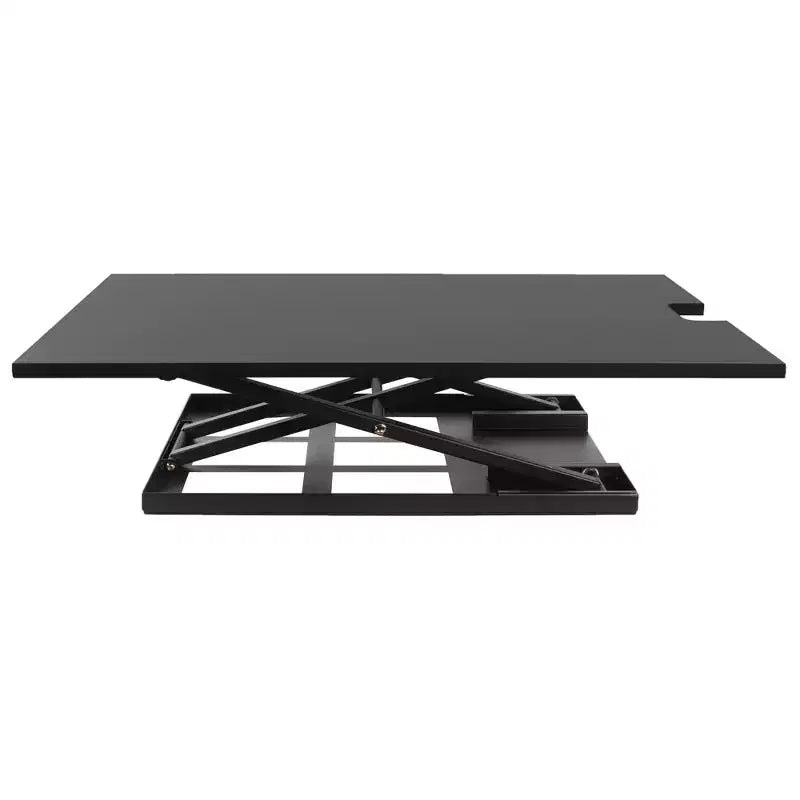 X-Elite Pro 36 Standing Desk Converter with Pneumatic Height Adjustment Black Stand Steady