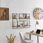 4-Piece Framed Wall Shelf Set