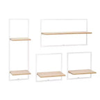 4-Piece Framed Wall Shelf Set