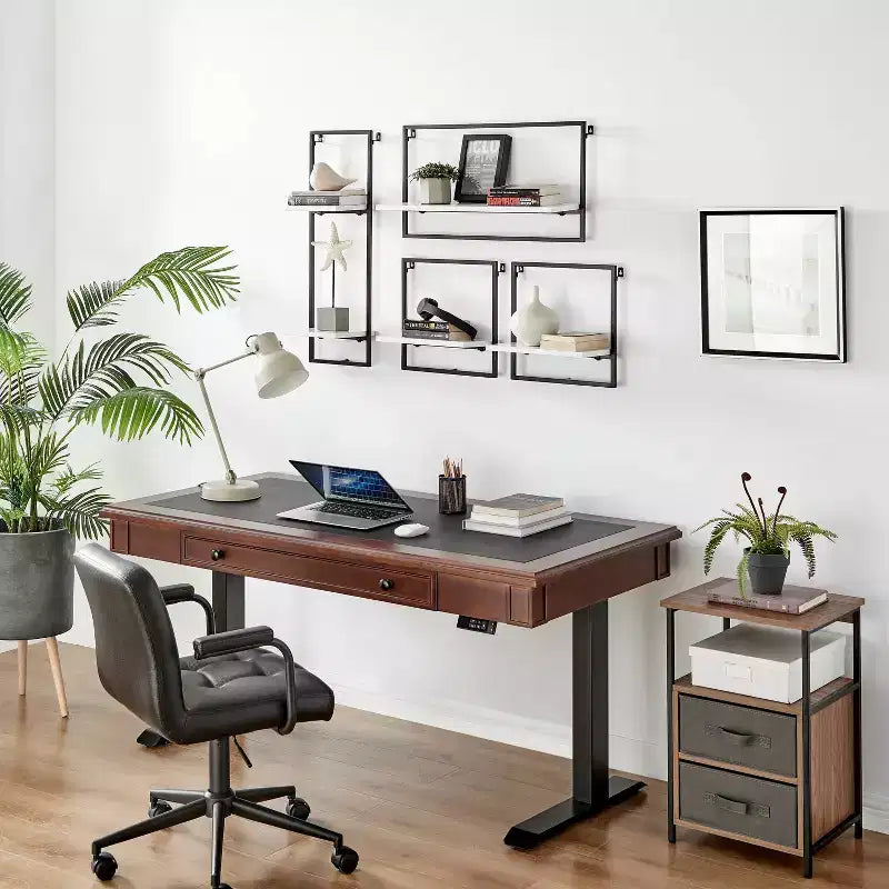 4-Piece Framed Wall Shelf Set